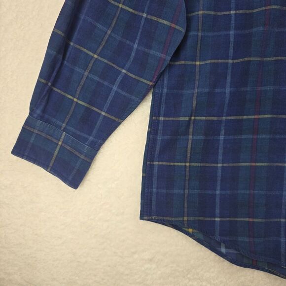 Vineyard Vines Classic Fit Mens Long Sleeve Plaid‎ Tucker Shirt Size XL Blue - Picture 5 of 16